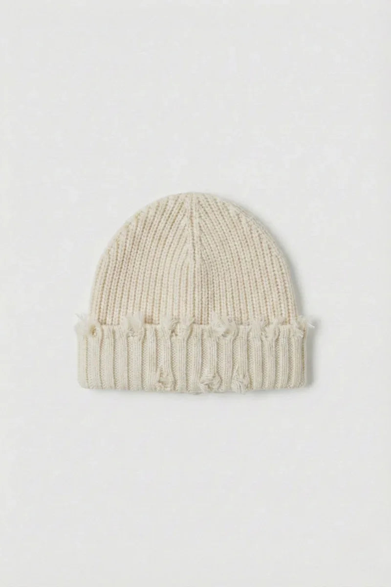 Gorro de Punto Desgastado
