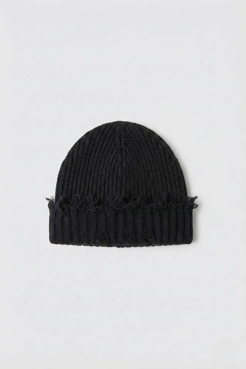Gorro de Punto Desgastado