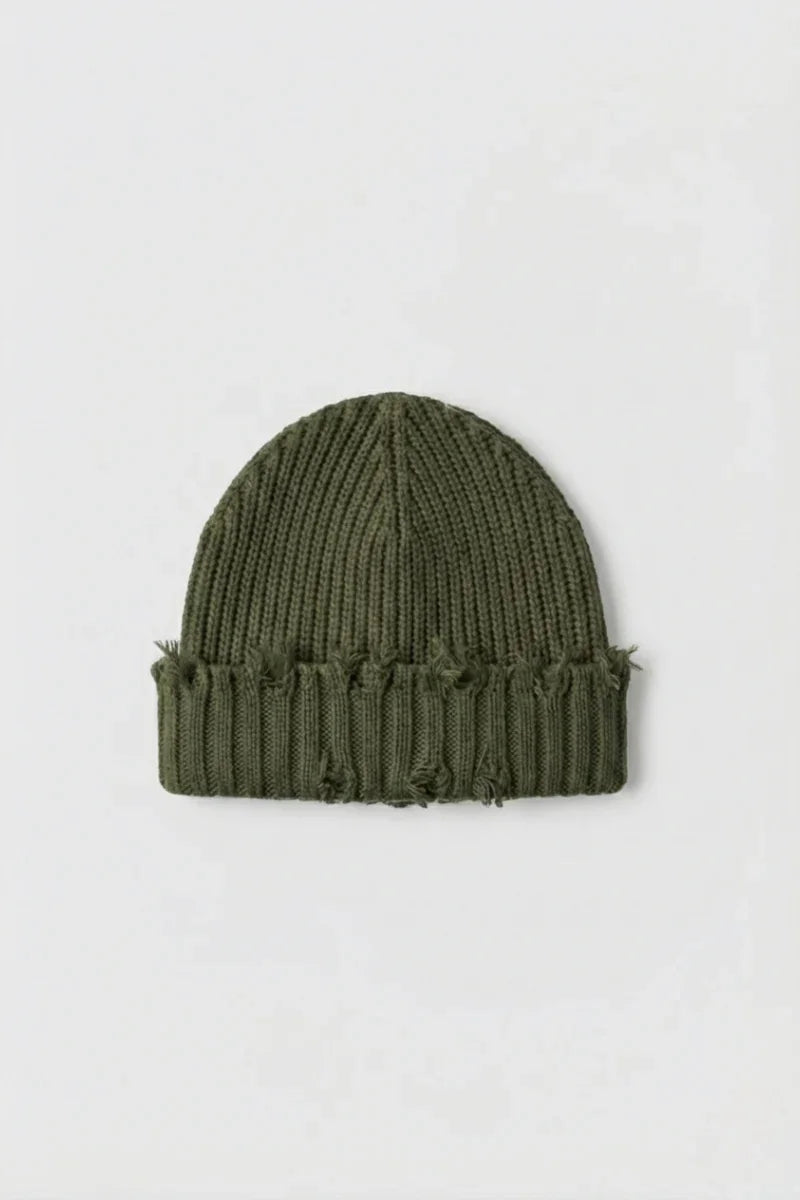 Gorro de Punto Desgastado