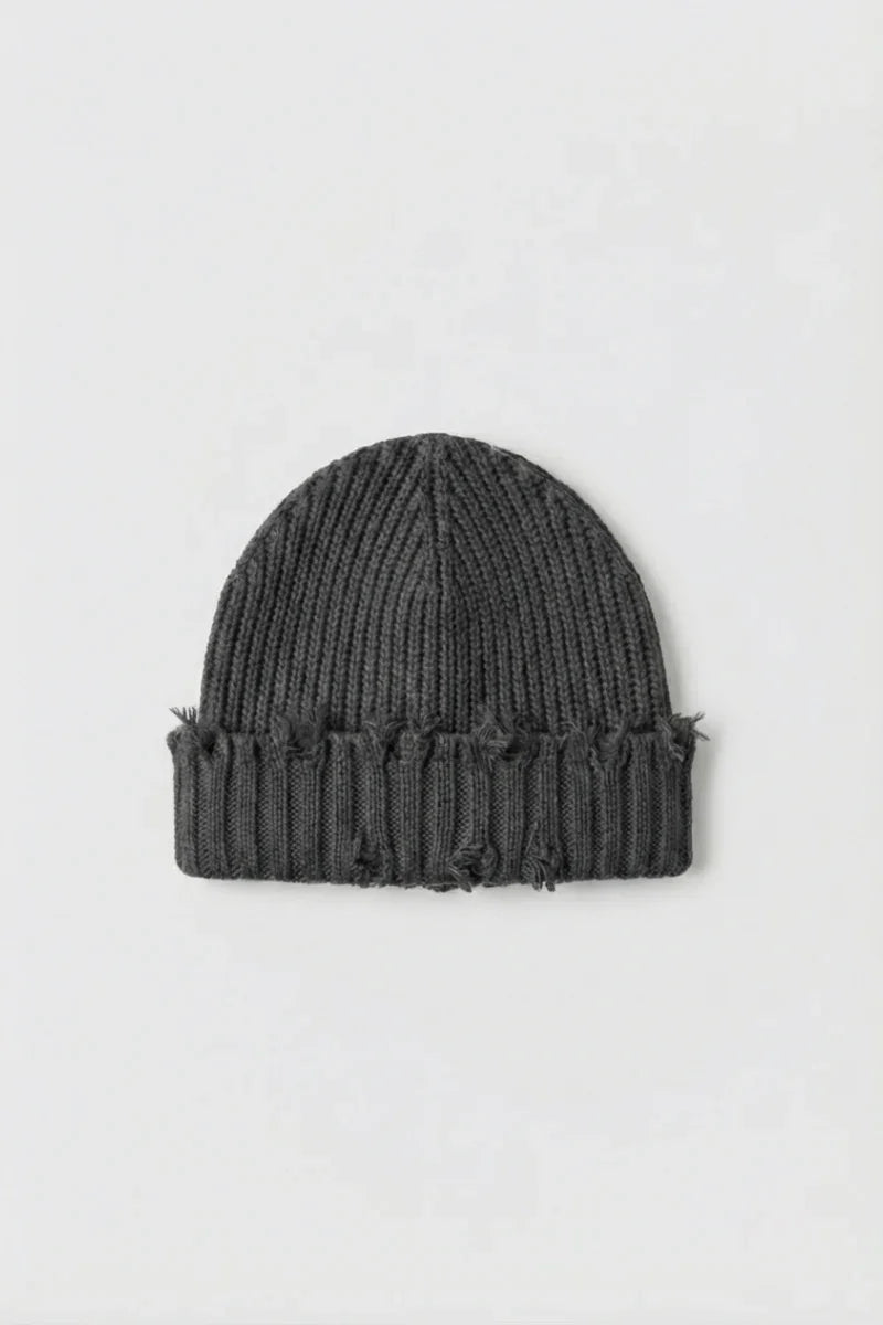 Gorro de Punto Desgastado